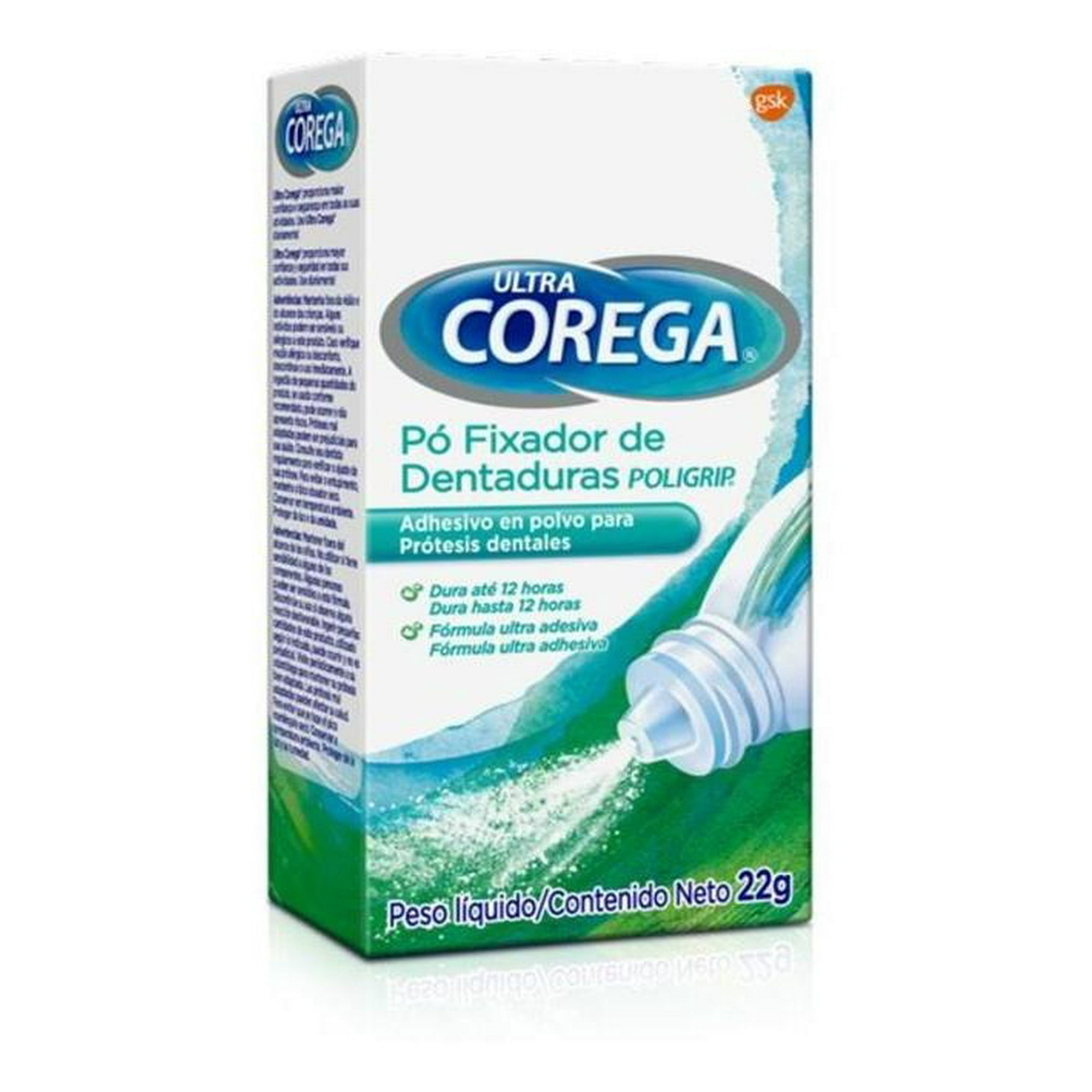 Gsk Perfumeria - Corega Ultra Fijador Polvo 22g - 22 Gramos