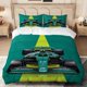 thumbnail image 1 of Aston Racing Themed bedding Including 1 Duvet Cover And 2 Pillowcases, 1 of 1