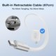 thumbnail image 4 of Cargador EF ECOFLOW USB C 3 en 1 GaN de 45 W para iPhone, iPad, Galaxy, 4 of 8