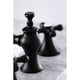 thumbnail image 3 of Grifo de baño Kingston Brass Vintage Widespread Matte Black, 3 of 8