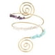 thumbnail image 5 of Pulsera de Brazo Línea en Espiral Regalo Elegante Brazalete en Espiral Decorativo Brazalete de Brazo Abierto, 5 of 5