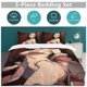 thumbnail image 5 of Demon Slayer Anime Home Bed 3-piece Set Classic Japanese Anime Polyester Wash Student Dormitory Set, 5 of 5