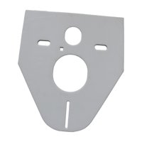 Magideal - Accesorios De Alfombrilla De Aislamiento Acústico, Marco De Sartenes Para Inodoro Colgado En La Pared, Almohadilla Eva Fácil De Instalar, Alfombrillas