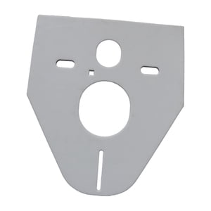 Magideal - Accesorios De Alfombrilla De Aislamiento Acústico, Marco De Sartenes Para Inodoro Colgado En La Pared, Almohadilla Eva Fácil De Instalar, Alfombrillas