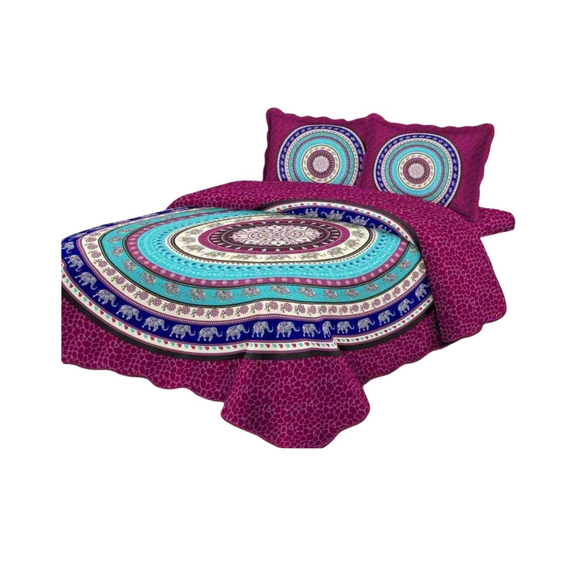 Genérico - Quilt Verano Reversible - Ligero Y Cómodo D26