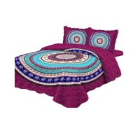 Genérico - Quilt Verano Reversible - Ligero Y Cómodo D26