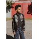 thumbnail image 3 of Chaqueta Moto de Cuero Sintético para Niños Marvel Spider-Man Negra, 3 of 9