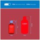 thumbnail image 5 of Botella de agua Nalgene de boca angosta 500 mL libre de BPA color mermelada, 5 of 6