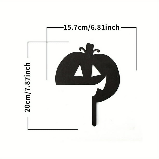1pc, Spooky Halloween Door Frame Decoration - Witch Skull, Ghost, Pumpkin, Cat Hat - Perfect for Corner Decoration