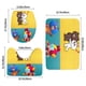 thumbnail image 3 of Juego de Alfombras de Baño Desmarcar Brown y Amigos Terciopelo Coral 3 Piezas, 3 of 6