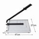 thumbnail image 3 of Guillotina Manual Para Papel Paper Cutter A4, 3 of 7