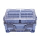 thumbnail image 3 of Caja De Aparejos De Pesca, Caja De Herramientas Portátil, Resistente Al Agua, Contenedor De Múltiples Rejillas, Color Azul, 3 of 5