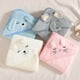 thumbnail image 4 of Make Bath Time Fun with Our Adorable Cartoon Hooded Baby Bath Towel - Perfect for Newborns!, 4 of 5