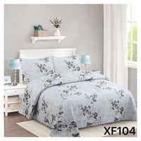 Genérico - Cubrecama Quilt Verano 2 Plazas - Floripa Xf104