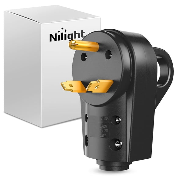 Enchufe de reemplazo para RV Nilight de 30 A y 125 V con asa resistente