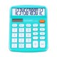 thumbnail image 1 of Calculadora de escritorio CATIGA CD-2786 con pantalla LCD de 12 dígitos, color azul claro, 1 of 5