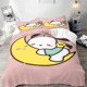 thumbnail image 1 of Sanrio Pacha Dog Bedding Set 3D Digital Printing Home Textiles Soft 100% Polyester 3 Piece Bedroom Decor Full Size Bed Sheets, 1 of 5