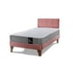 thumbnail image 2 of Cama Europea Zen Best 1.5 Plaza Colchon Resortes Base Dividida + Respaldo Tela Palo Rosa, 2 of 7