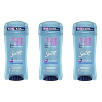 Desodorante Secret Outlast, Gel Transparente, Completamente Limpio, 76 Ml, Paquete De 3
