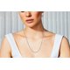 thumbnail image 4 of Collar Savlano cadena Bolo de 1,5 mm 38‑61 cm plata, 4 of 5