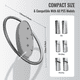thumbnail image 5 of Soporte metálico vertical con base antideslizante compatible con la consola PlayStation 5 Slim/Pro - Soporte portátil para consola de juegos PS5 Host-Gris, 5 of 9