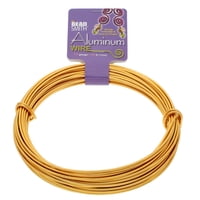 Wire The Beadsmith, Aluminio, Calibre 12 M, Color Dorado Claro
