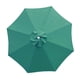 thumbnail image 1 of Toldo para sombrilla, cubierta de repuesto para sombrilla, protección, toldo para sombrilla para exteriores ligero y resistente para patio, jardín, Verde oscuro, 1 of 5