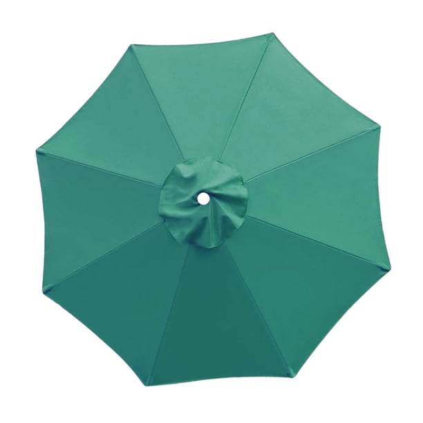 Toldo para sombrilla, cubierta de repuesto para sombrilla, protección, toldo para sombrilla para exteriores ligero y resistente para patio, jardín, Verde oscuro