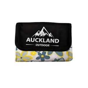 Auckland Outdoor - Manta Picnic Impermeable Flores Azules 150X180 Camping Playa Azul L