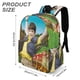 thumbnail image 3 of Dino Dan-theme Backpack, Campus style schoolbag Bookbag with Adjustable Shoulder Straps And Large Zip Compartment, Unisex Travel Bags.42x30x15cm, 3 of 6