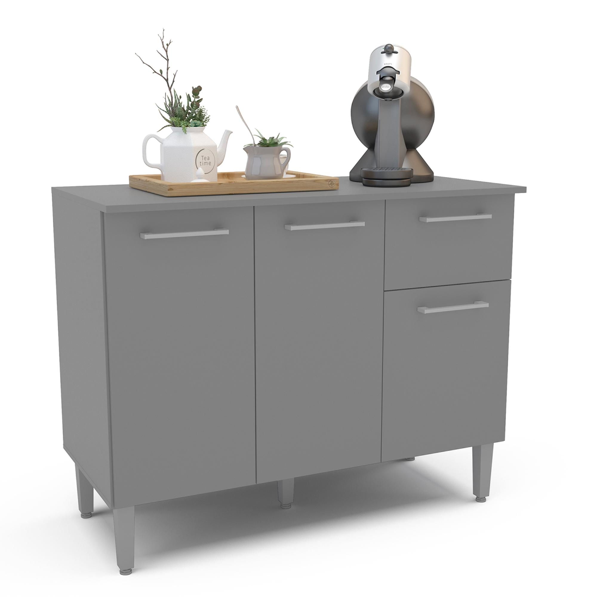 Mueble Cocina New Evandro 104.5 Cm Grafito | Lider
