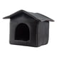 thumbnail image 1 of Casa Portátil Para Gatos Al Aire Libre, Resistente A La Intemperie, Cama Para Mascotas, Casa Para Gatitos, Invierno, Negro, 1 of 4
