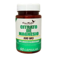 Citrato De Magnesio Cápsulas 500 Mg X 60 Green Medical