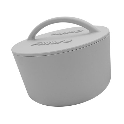 Magideal - Portafiltros De Café De Silicona Redondo Organizador De Contenedores , Gris