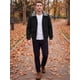 thumbnail image 2 of INSPIRE CHIC Abrigo de Invierno para Hombre con Cremallera, Bolsillos Laterales, Forro de Felpa Engrosado, Chaqueta de Pana, Talla S, Negro, 2 of 6