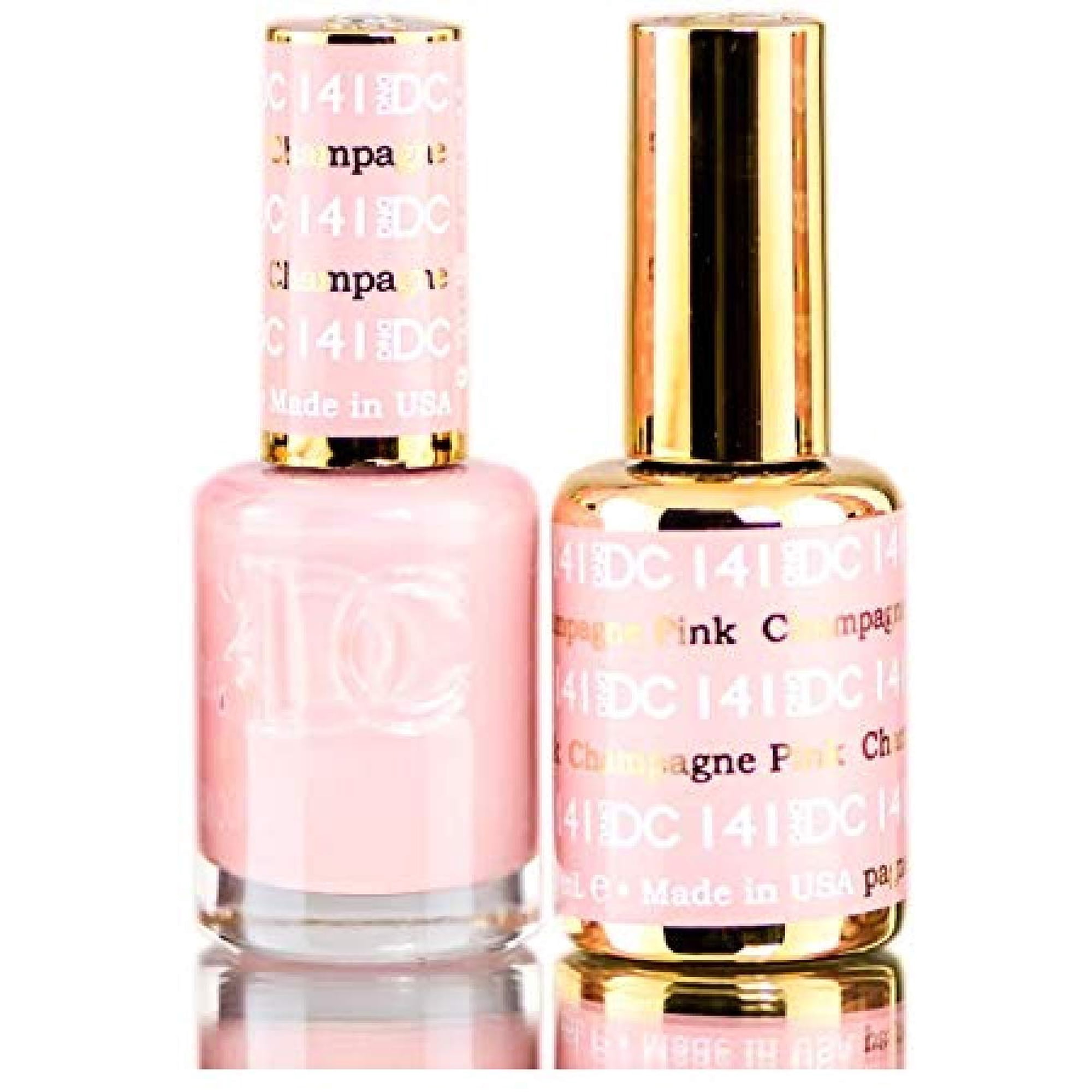 Set De Esmaltes De Uñas Daisy Dnd Dc Pinks En Gel Con Purpurina