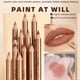 thumbnail image 5 of Set de delineador de labios Bekoeen Matte Waterproof, 12 unidades, para mujer, 5 of 9