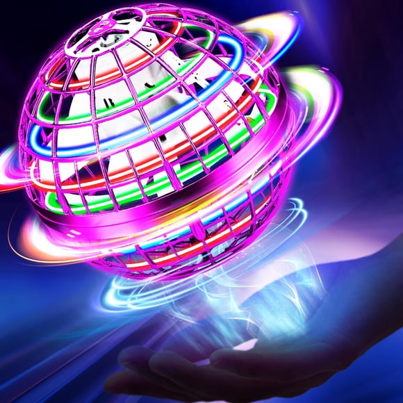 Pelota de juguete Flying Orb NWLAEWR controlada a mano con luces LED