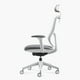 thumbnail image 4 of Silla Oficina Chic con cabecero Gris claro, 4 of 9