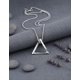 thumbnail image 2 of Collar Vikingo Titanio Triangulo Runas Nordicas, 2 of 3