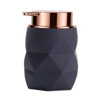 Magideal - Dispensador De Jabón De Manos Vacío, Contenedor De Líquido, Bomba De Loción De 330 Ml/Botella De Champú Para Jabón Líquido, Humectante, Cocina, Lavado Gris