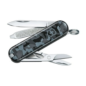 Navaja Classic Sd Color Camuflaje Azul Victorinox