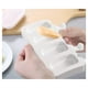 thumbnail image 3 of Molde Para Helados 4 Cavidades Forma Paleta Blanco Silicona, 3 of 3