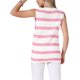 thumbnail image 3 of INSPIRE CHIC Top de Crochet sin Mangas a Rayas para Mujer, Verano, Hueco, Casual, Vacaciones, Chaleco S Rosa Blanco, 3 of 6