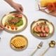 thumbnail image 5 of Juego de 2 platos redondos de acero inoxidable para cena, platos de metal, ideales para picnic y camping al aire libre, irrompibles., 5 of 5