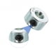 thumbnail image 5 of Juego de 16 collares de tornillo de fijación, diámetro de 3/16", collares de eje de acero al carbono, diámetro exterior de 7/16", ancho de 1/4", abrazadera de collar de eje de bloqueo, 5 of 6