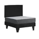 thumbnail image 3 of Cama de 1 Plaza Completa Evo con Colchón 21 cm y Respaldo Negro, 3 of 3