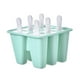 thumbnail image 1 of Molde Para Hacer Paletas De Hielo De Silicona Moldes Para Helado De Helado 6 Celdas Verde, 1 of 3