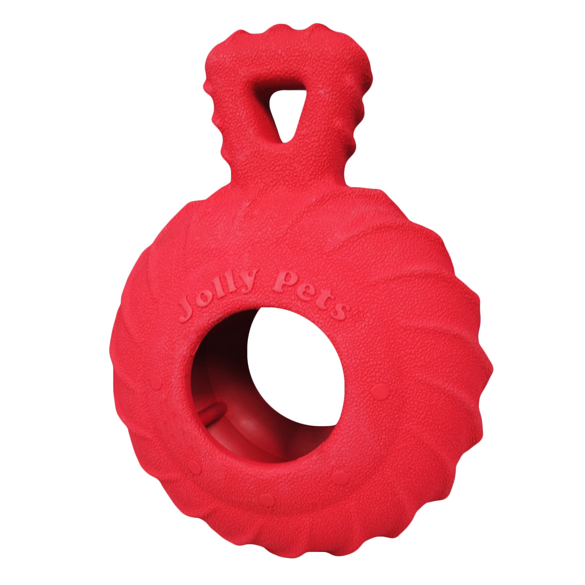Juguete Para Perro Jolly Pets Jtr23 De Goma Resistente 15 Cm Rojo