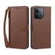 thumbnail image 3 of Funda con Billetera para [Xiaomi Redmi 15C 4G/5G] con Bolsillo Zipper y Tarjetero Marrón, 3 of 6
